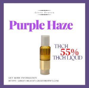 【55％】THCHカートリッジ Purple Haze